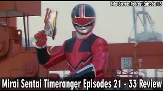 Mirai Sentai Timeranger Episodes 21  33 Review [upl. by Ttennej461]