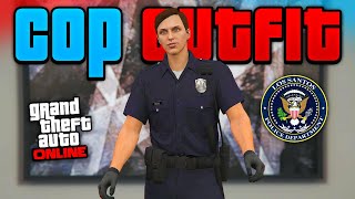 I SAVED THE LSPD COP OUTFIT IN GTA 5 ONLINE SUPER EASY [upl. by Ybeloc]