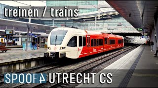 Trains in The Netherlands Utrecht Centraal the busiest station of Holland [upl. by Salakcin684]