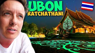 Thailands ONLY Glow in the Dark Temple 🇹🇭 UNSEEN Ubon Ratchathani [upl. by Goodill]