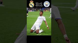 Real madrid vs Manchester city 31 UCL 2022  highlights football youtube short [upl. by Annetta928]