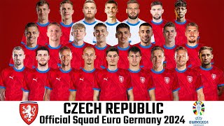 CZECH OFFICIAL SQUAD 26 EURO GERMANY 2024  Czech Republic Squad Official 2024  Euro Germany 2024 [upl. by Melentha]