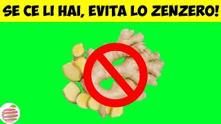 Se Hai Questi Problemi Di Salute Evita Lo Zenzero [upl. by Melessa]