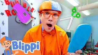 Blippi Gets A Haircut  Blippi  Educational Videos for Kids [upl. by Llieno]