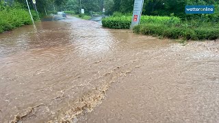 Nach Gewitter ⚡🌧 Land unter in Niedersachsen 16082020 [upl. by Dviad65]