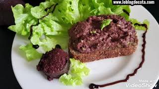 Tartinade de boudin noir et avocat [upl. by Aynotal]