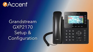 Grandstream GXP2170 IP Phone Setup amp Configuration Video [upl. by Bushweller274]