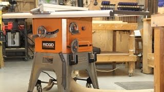 Ridgid 10Inch 13 Amp Table Saw  Model R4512 [upl. by Netloc799]