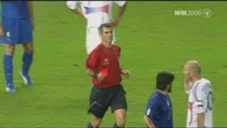 CABEÇADA DE ZIDANE COPA 2006 [upl. by Marje636]