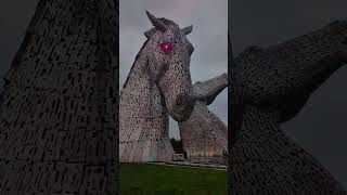 The Kelpies Scotland Highlands edinburgh kelpies scotland [upl. by Juditha447]