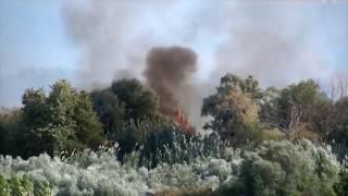 Big Fire in Tzane  Petalidi  Messinia 20170921 [upl. by Ener]