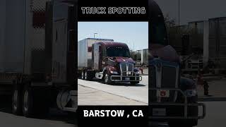 TRUCK SPOTTING 00938  BARSTOW automobile semitrailer trucking [upl. by Henryetta]