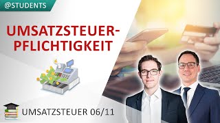 Umsatzsteuerplicht amp Steuerbefreiungen § 4 UStG  Umsatzsteuer 611 [upl. by Airamas743]