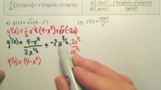 23a Product and Quotient Rules and Higher Order Derivatives  Calculus [upl. by Amiarom]