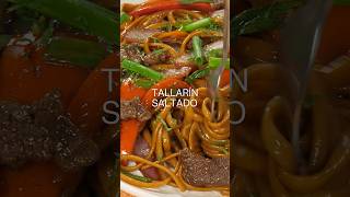 ¡Tallarín saltado 🔥Aprende la técnica para hacerlo casa [upl. by Nancey]