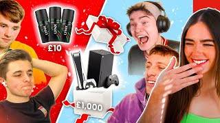 Rose Reacts to £10 vs £1000 Christmas Present Roulette [upl. by Dacey]