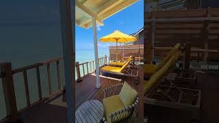 Room tour Dhigufaru Island Resort Maldives  Water Villa 2023 [upl. by Ylas]