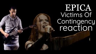 EPICA  Victims Of Contingency  ΩMEGA ALIVE OFFICIAL VIDEO reaction [upl. by Christis]