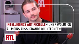 Intelligence artificielle  quotCest une révolution au moins aussi grande quInternetquot [upl. by Wandy]