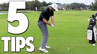 5 Tips To Hit Your Irons Pure And Straight [upl. by Ahseket]