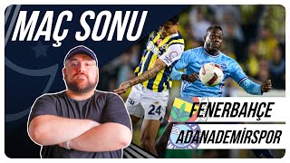 Fenerbahçe  Adana Demirspor  Maç Sonu Değerlendirmesi [upl. by Granthem]