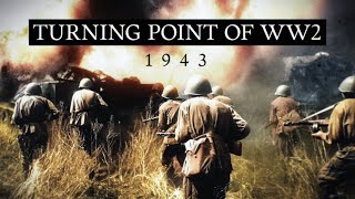 1943 Turning Point of WW2 in Europe Documentary [upl. by Fenn756]