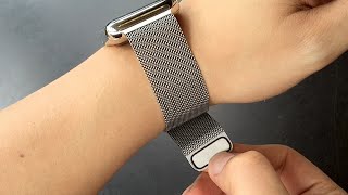 แกะกล่องสายแบบ Milanese Loop สำหรับ Apple Watch ราคา 5900 บาท [upl. by Keri]