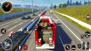 Real Fire Truck Driving Simulator 2024  911 Emergency Fire Fighting Firemans 3D  KJBH GamePlay 1 [upl. by Mcmillan]