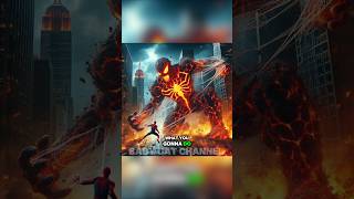 lego spiderman vs molten man  spiderman vs molten man  Baby Cat Channel  marvel shorts [upl. by Urbano618]