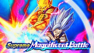 SUPREME MAGNIFICENT BATTLE VS GOHAN BEAST  Dragon Ball Z Dokkan Battle [upl. by Imarej39]