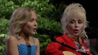 Alyvia Alyn Lind and Dolly Parton Singing Angel Hill Live on Home amp Family May 31 2016 [upl. by Narton]