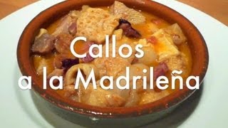 Callos a la madrileña  Recetas de cocina españolas ✅ [upl. by Icul]