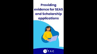 2023 SEAS and Scholarships How to submit supporting evidence [upl. by Tabbatha]