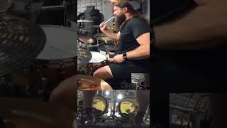 Pushing the swivel technique  Double Bass Drumming shorts [upl. by Terrijo]