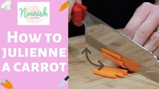 How to Cook How to Julienne Carrots [upl. by Nagy]