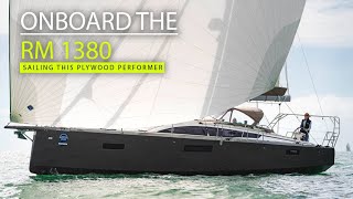 Wood you believe it Sailing the RM1380  RMs largest plywood epoxy cruiser to date [upl. by Warring]