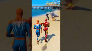 Iron Man vs Venam 🤗cartoon spiderman ironman venami kochishorts [upl. by Etnaik488]