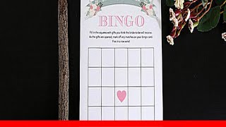 9 Free Bridal Shower Games 🛋️ [upl. by Atlee]