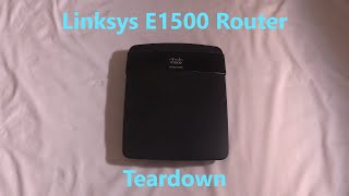 Linksys E1500 Router Teardown [upl. by Arundell]