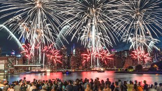 Macys Fireworks 2024  New York City LIVE Macys 4th of July Fireworks 2024  Hudson River [upl. by Ollehto]