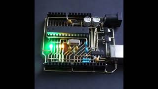 ArduinoUNO using brass wire and components arduino securityanalysis databackup [upl. by Yliah]