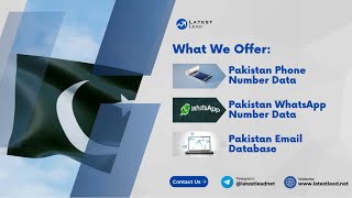 Pakistan Phone Number List  Pakistan WhatsApp Number Data  Latest Lead [upl. by Benji305]