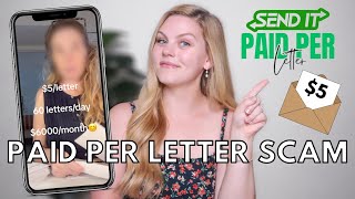 TIKTOK’S VIRAL “LETTER WRITING” SCAM EXPLAINED  Spoiler You don’t actually get paid 5 per letter [upl. by Ander]