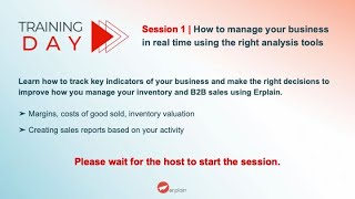 Session 1 How to manage your business in real time using the right analysis tools [upl. by Aremihc305]