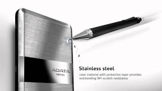 The Thinnest of Them All  ADATA HE720 Slimmest Profile USB 30 External Hard Drive [upl. by Seto]