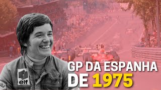 GP DA ESPANHA DE 75 E LELLA LOMBARDI NOS PONTOS [upl. by Annahoj]