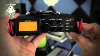 Tascam DR70D Unboxing  Test [upl. by Harbird334]