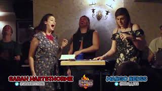 Comedy Fight Club 92318 Margo Reiss vs Sarah Hartshorne [upl. by Assyram]