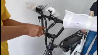 How to assemble gogobest gf750 electric bike gogobest [upl. by Moraj808]