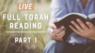 Full Torah Reading Live Part 1  Genesis  Leviticus [upl. by Sedlik]